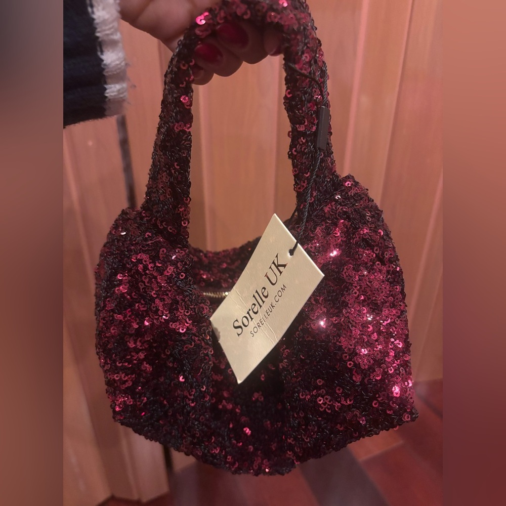 Sorelle UK Pink Sequin Mini Bag